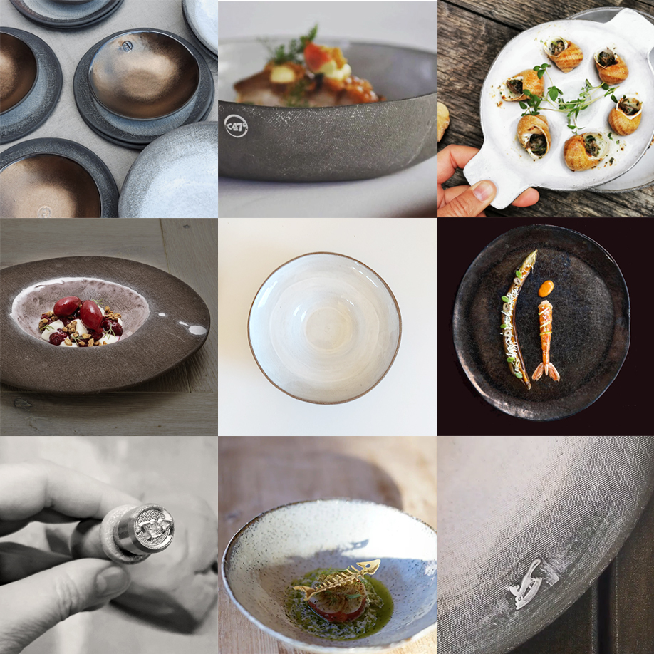 Handgemachte Keramik, Tellere, Schalen, Becher